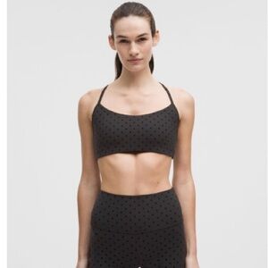 Black Polka Dot Sports Bralette - Women Intimates & Sleepwear
